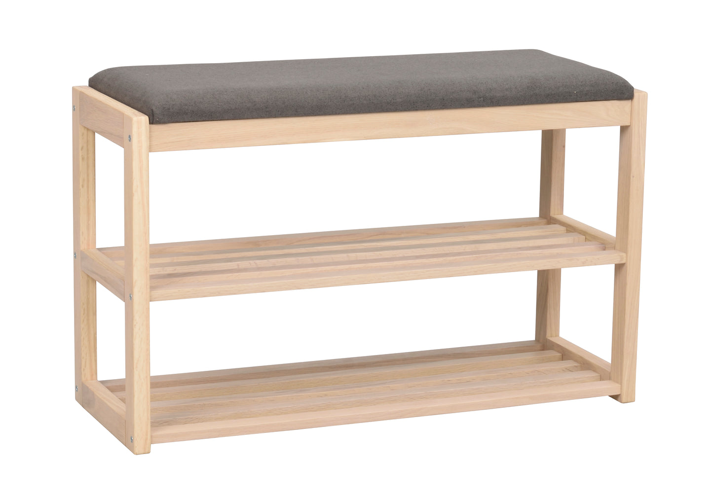 Schuhbank mit Sitzpolster Confetti, Whitewash