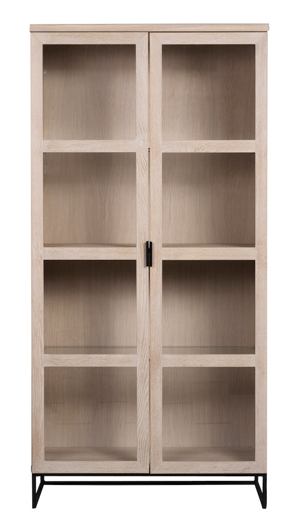 Glasschrank Everett, Eiche