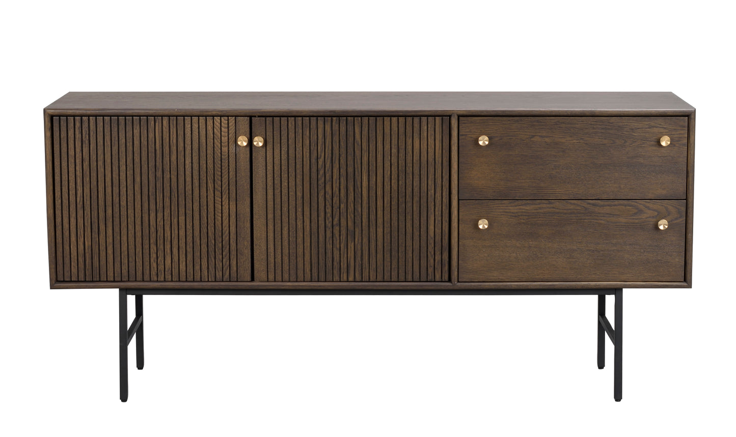 Sideboard Clearbrook, Braun/Schwarz