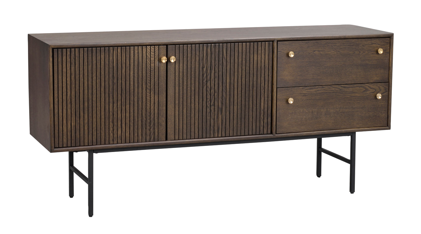Sideboard Clearbrook, Braun/Schwarz