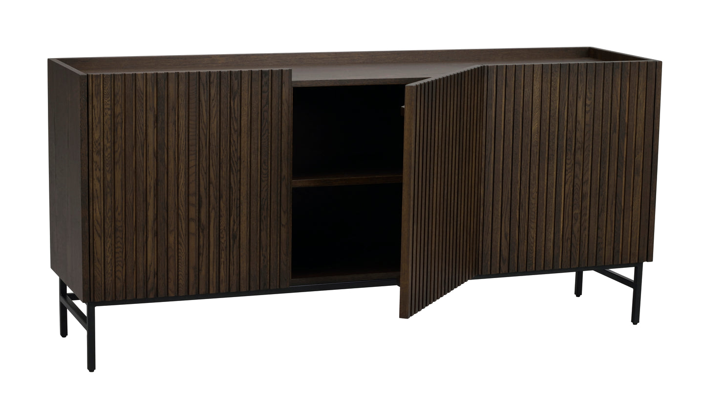 Sideboard Halifax, Braun/Schwarz