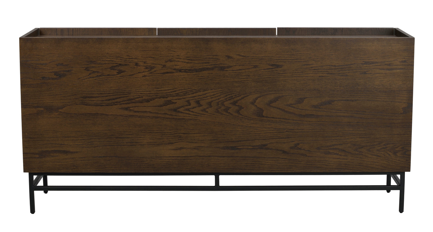 Sideboard Halifax, Braun/Schwarz
