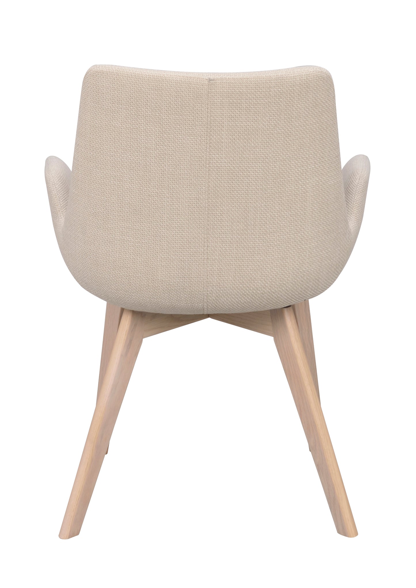 Polsterstuhl Drimsdale mit Armlehne, Beige/Whitewash