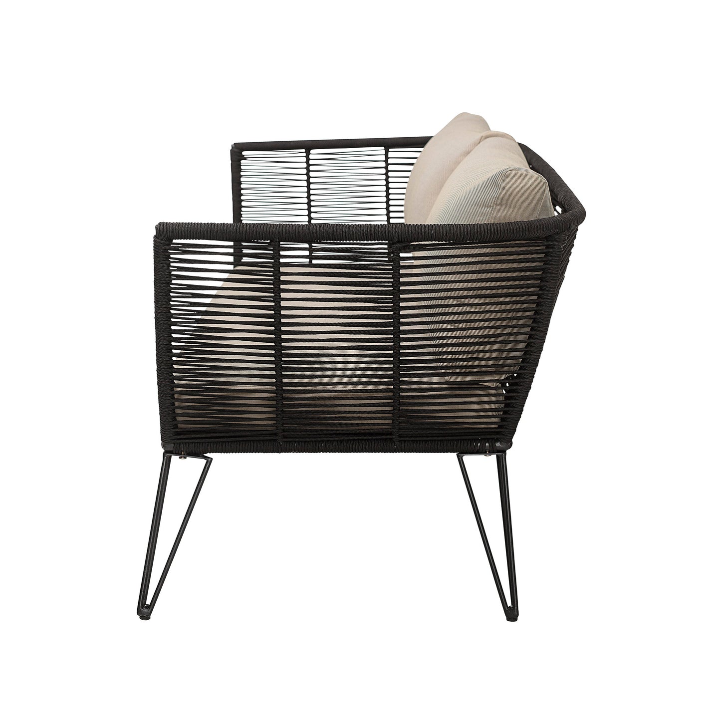 Sofa Mundo, Schwarz, Metall