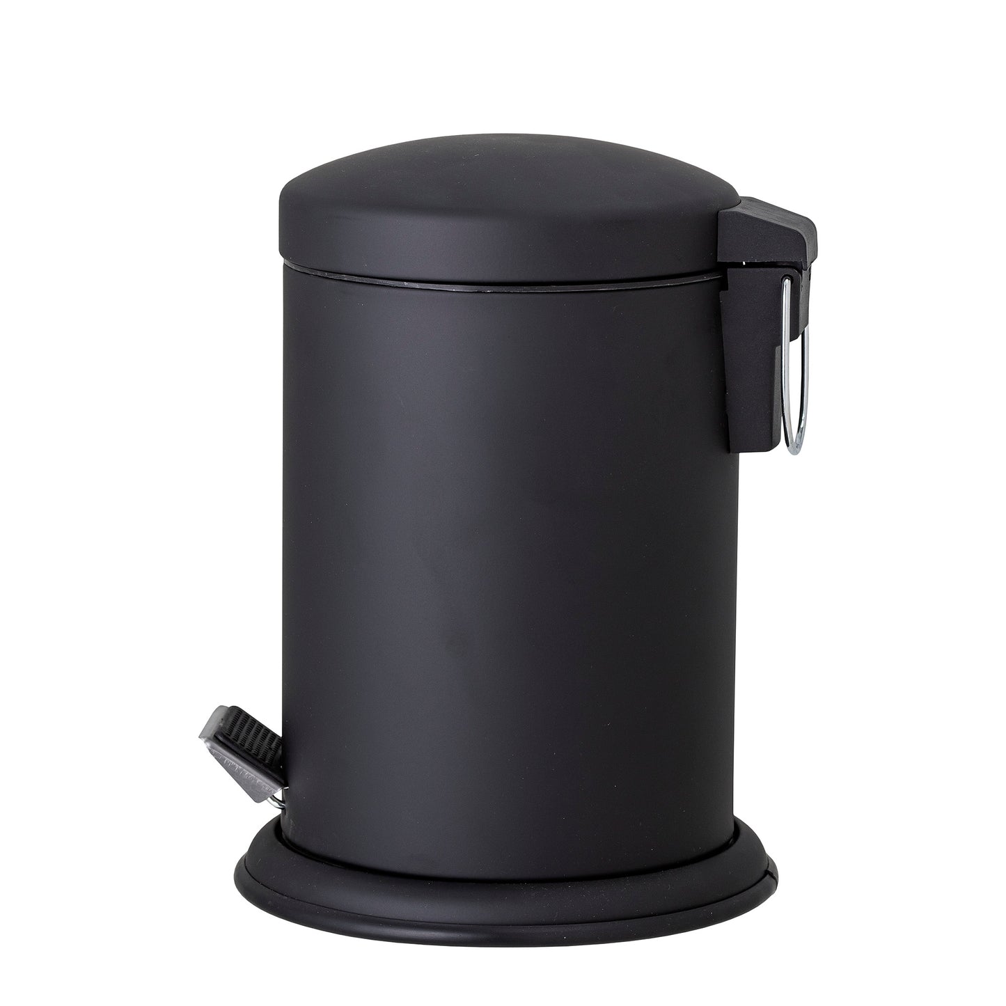 Abfalleimer Loupi, Schwarz, Edelstahl