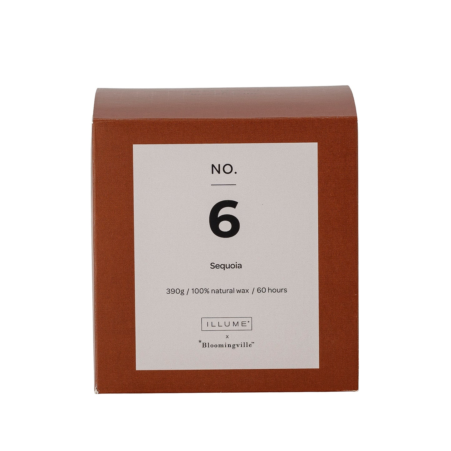 NO. 6 - Sequoia Duftkerze, Braun, Natürliches Wachs