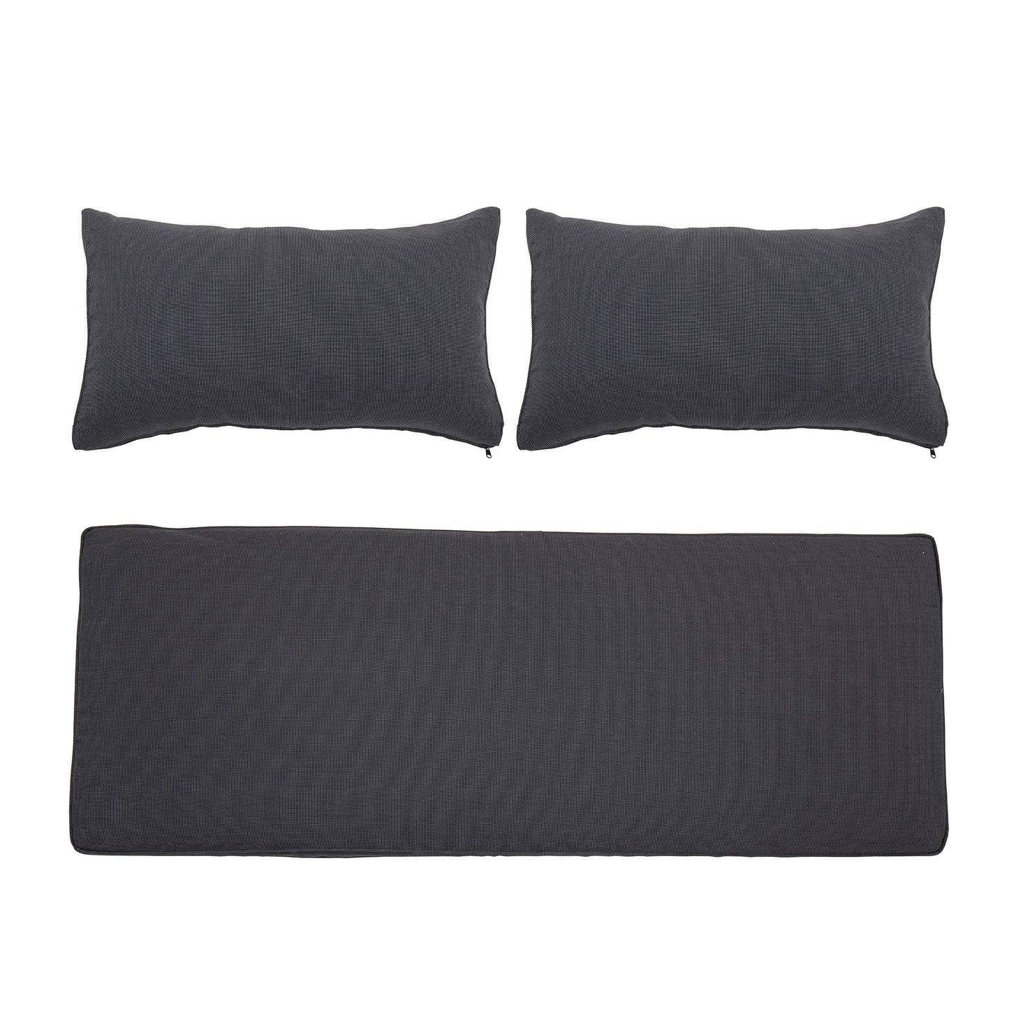 Kissenbezug (Keine Füllung) Mundo, Grau, Polyester