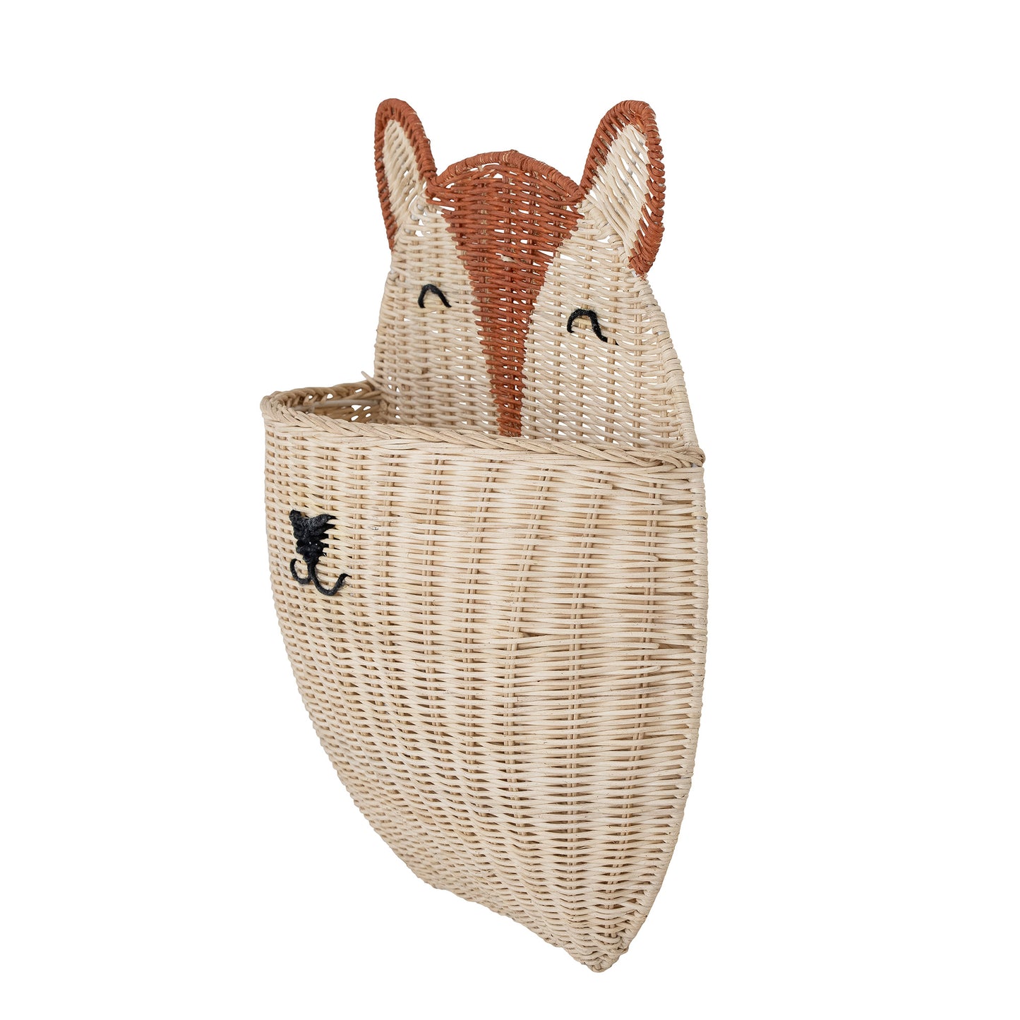 Wandkorb Gerti, Natur, Rattan