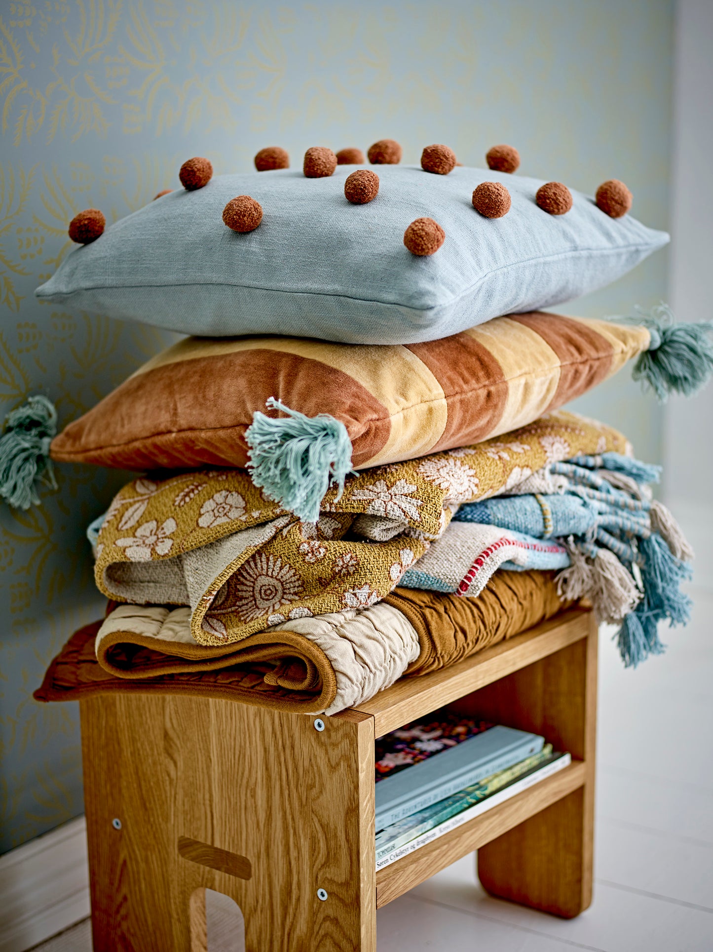 Hocker Bas, Braun, Eiche