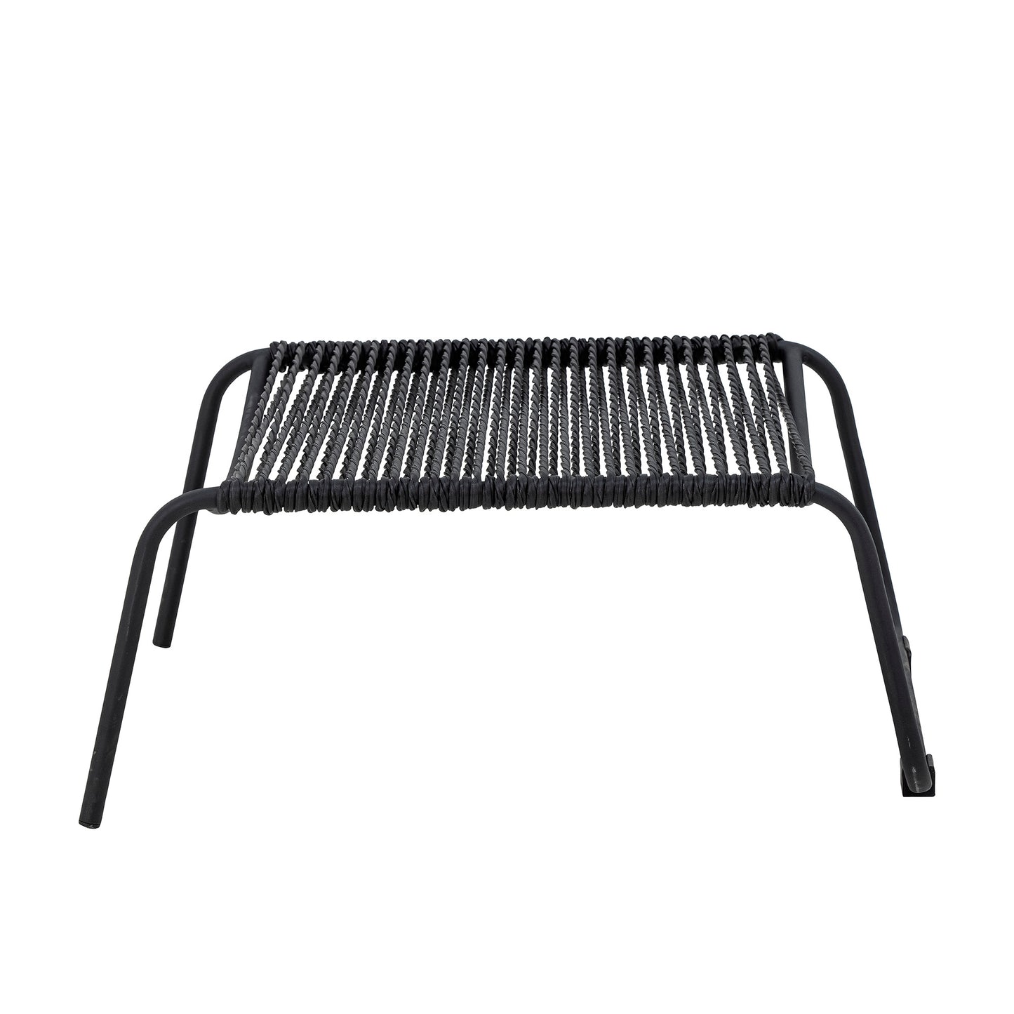 Liegestuhl Boel, Schwarz, Metall