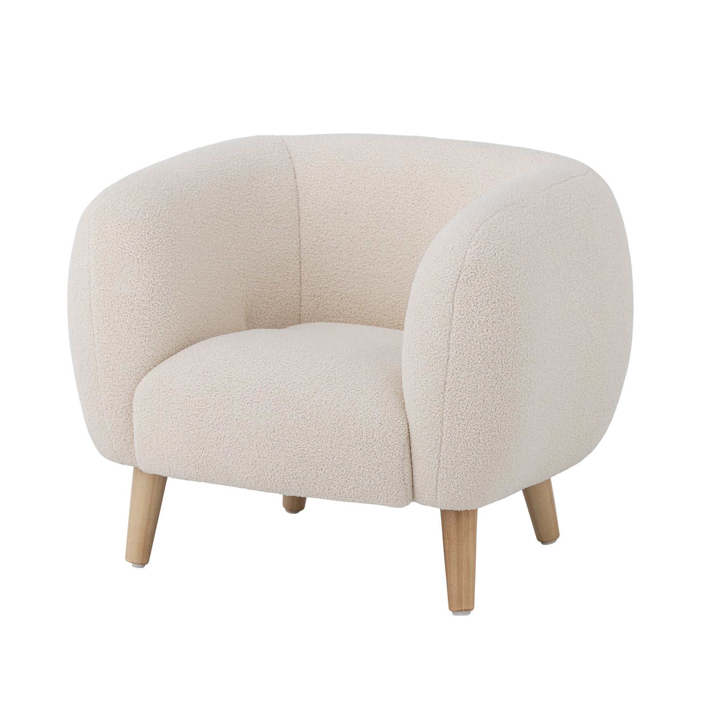 Loungesessel Cade, Weiß, Polyester