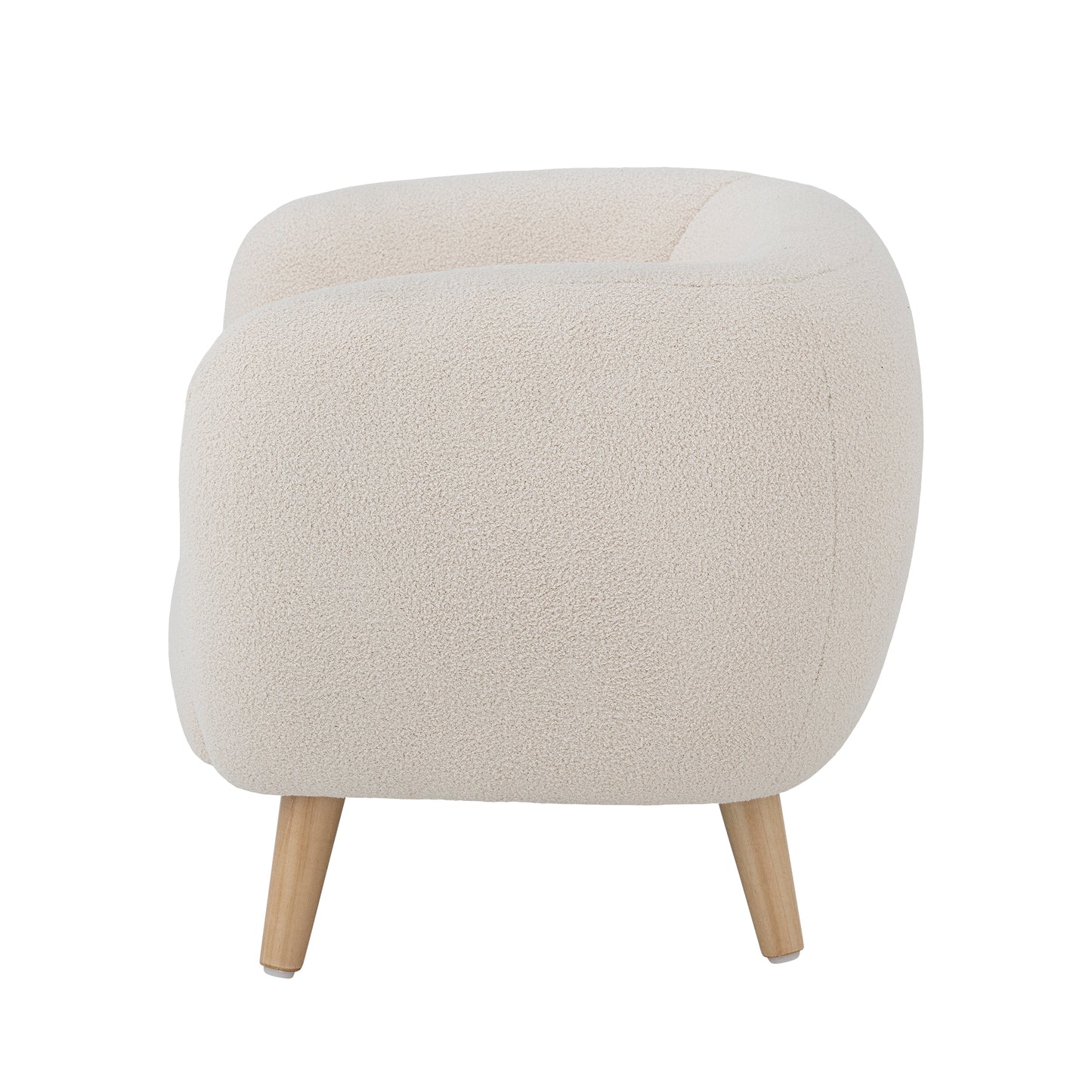 Loungesessel Cade, Weiß, Polyester