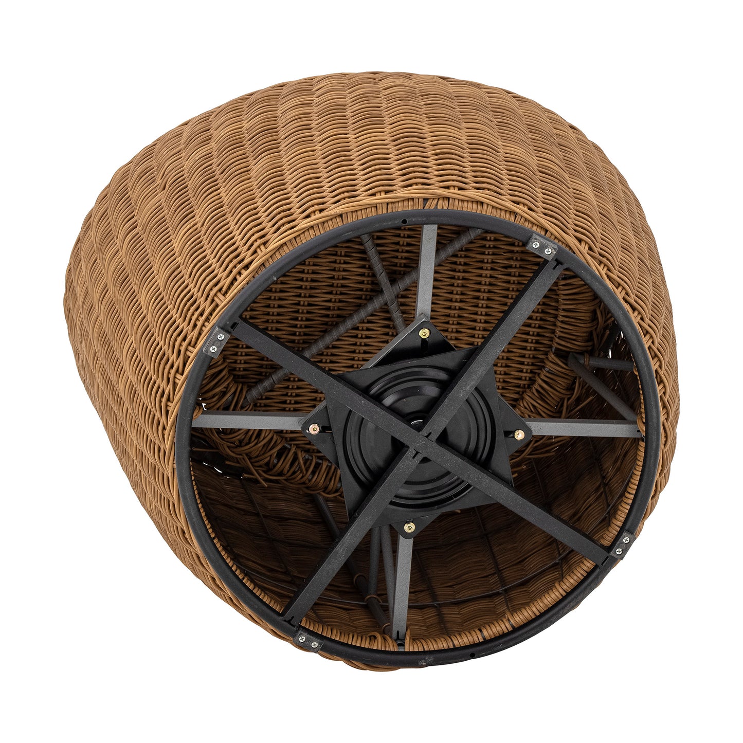 Loungesessel Roccas, Braun, Polyrattan