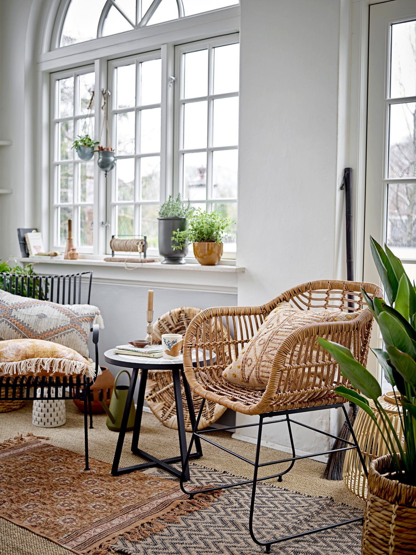 Loungesessel Collin, Natur, Polyrattan