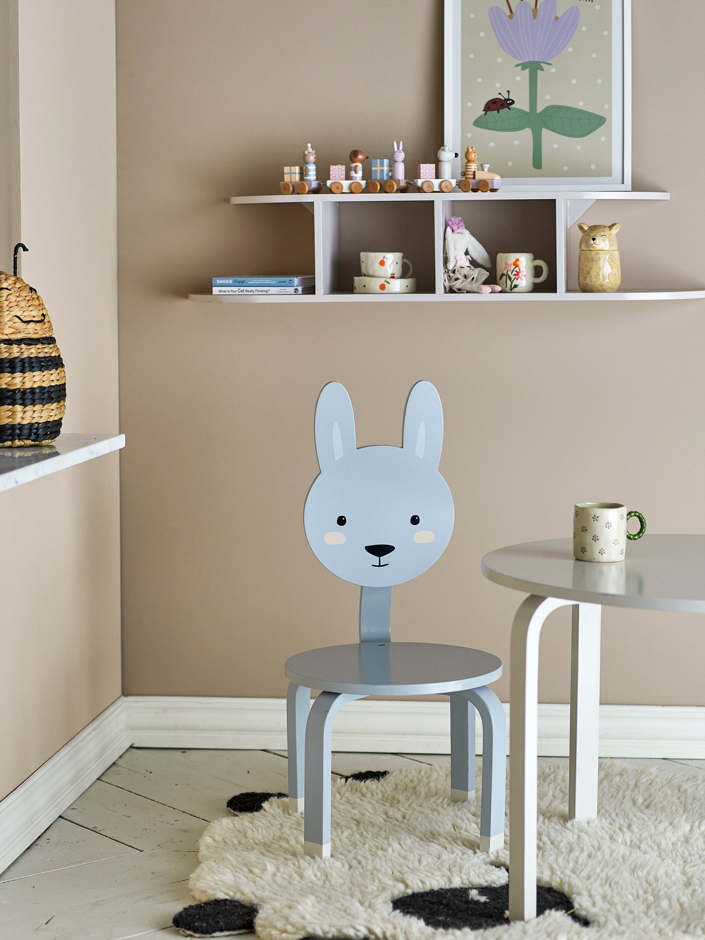 Stuhl Marle, Grau, MDF