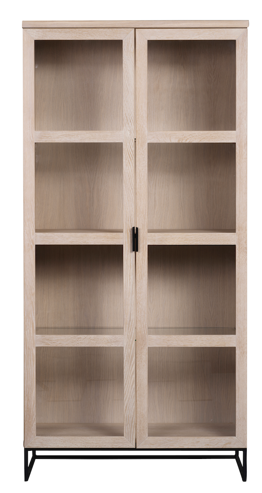 Glasschrank Everett, Eiche
