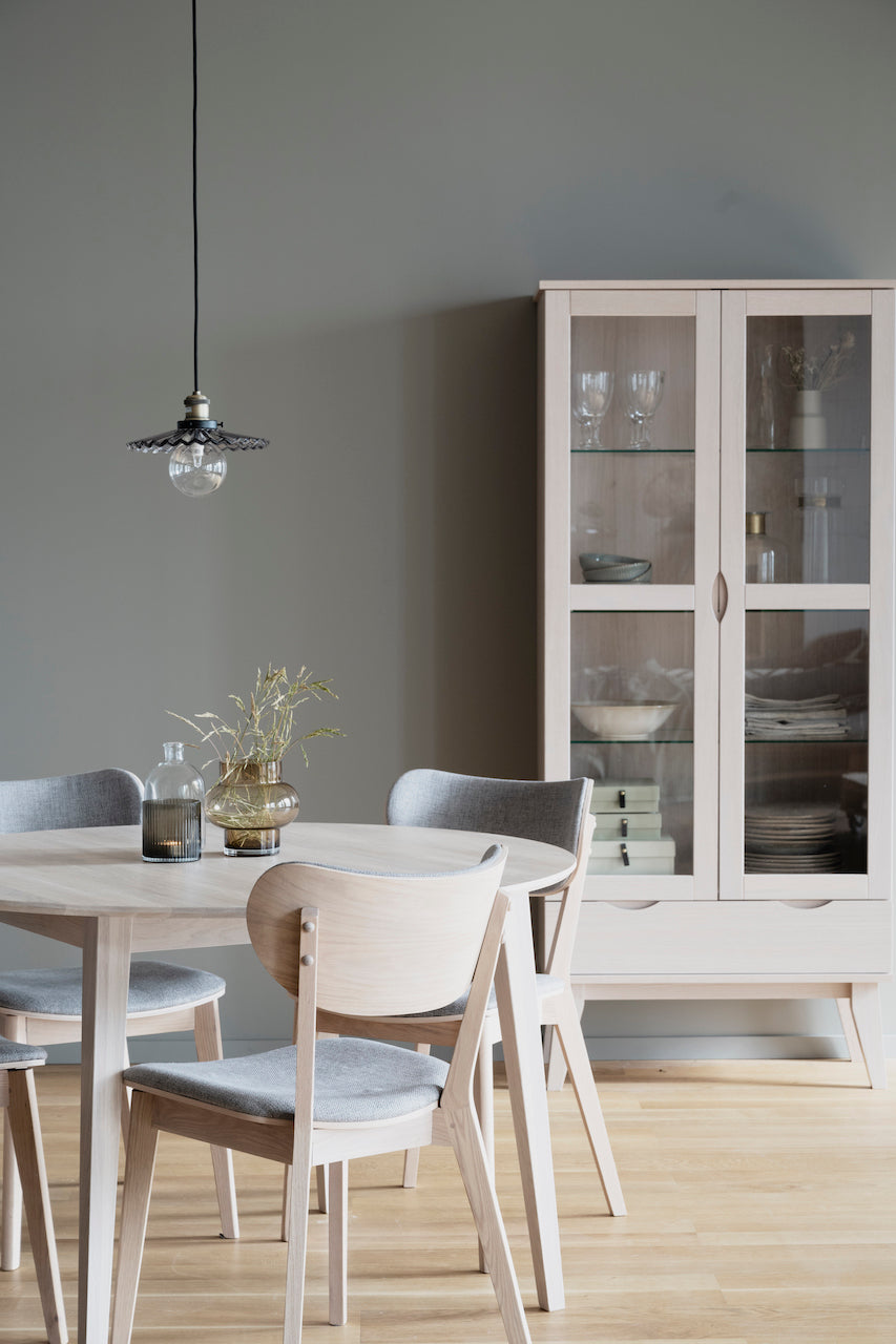 Glasschrank Filippa, Whitewash