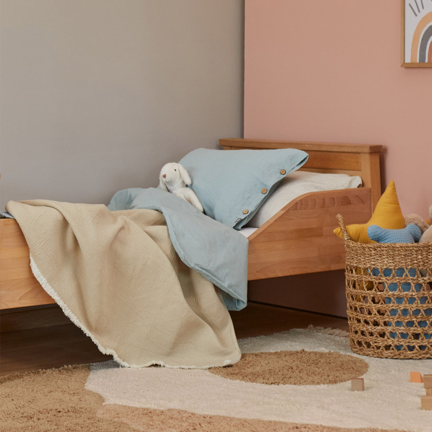 Bio-Baumwoll-Kindertagesdecke Figa Mini