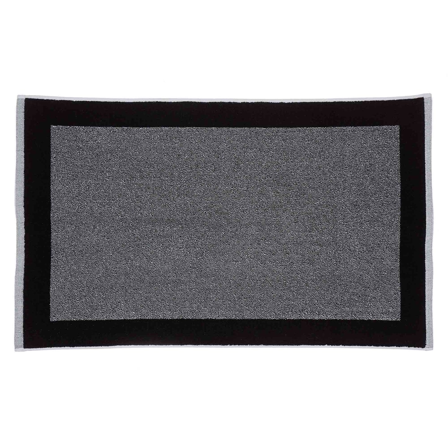 Badematte Ventosa, Schwarz/Weiß