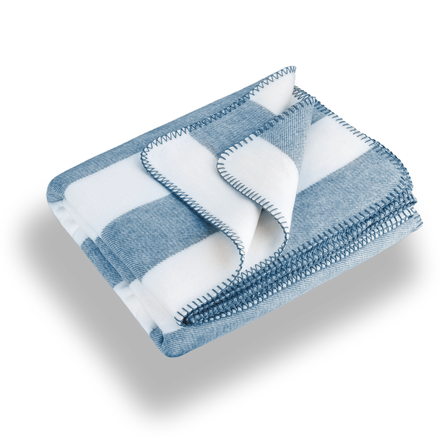 Wohndecke Stine aus 100 % Bio-Baumwolle, Streifen
