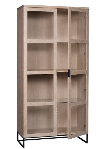 Glasschrank Everett, Eiche