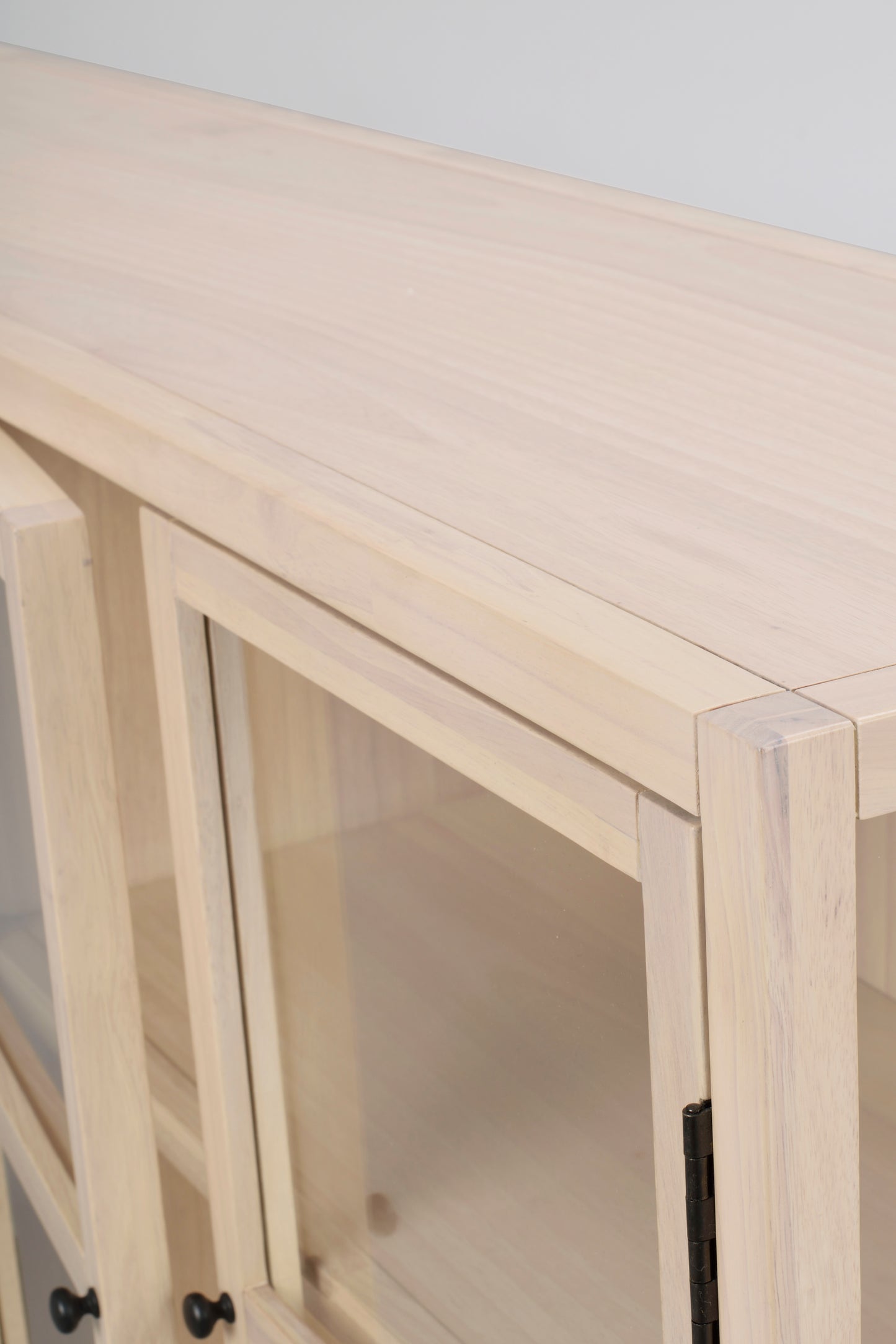 Sideboard Marshalle, Whitewash/Schwarz
