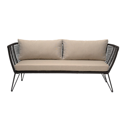 Sofa Mundo, Schwarz, Metall