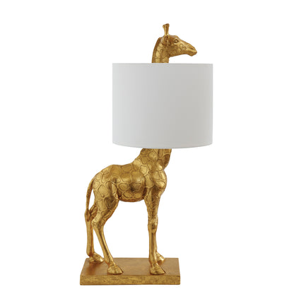 Tischlampe Silas, Gold, Polyresin