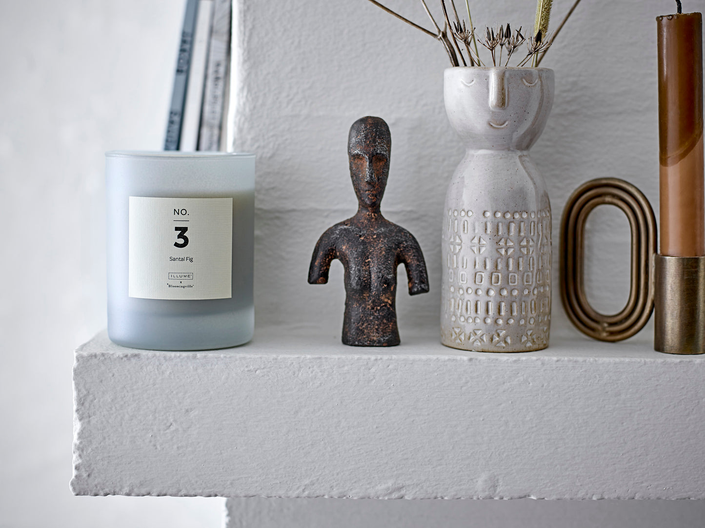 NO. 3 - Santal Fig Duftkerze, Blue, Natürliches Wachs