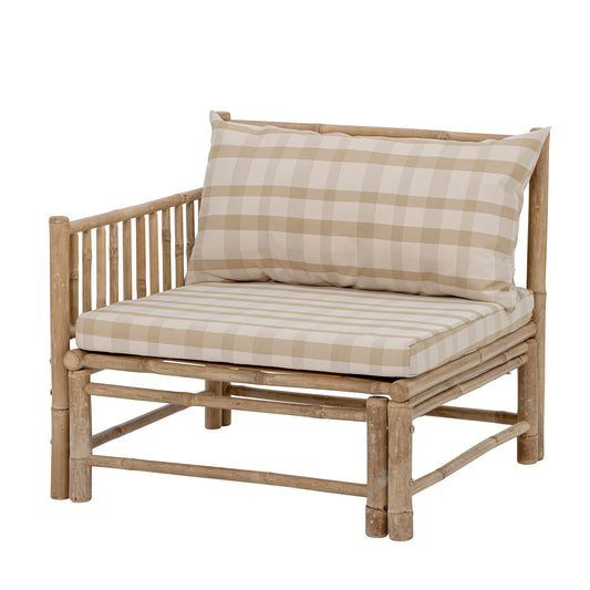Modul-Sofa linke Ecke Korfu, Natur, Bambus