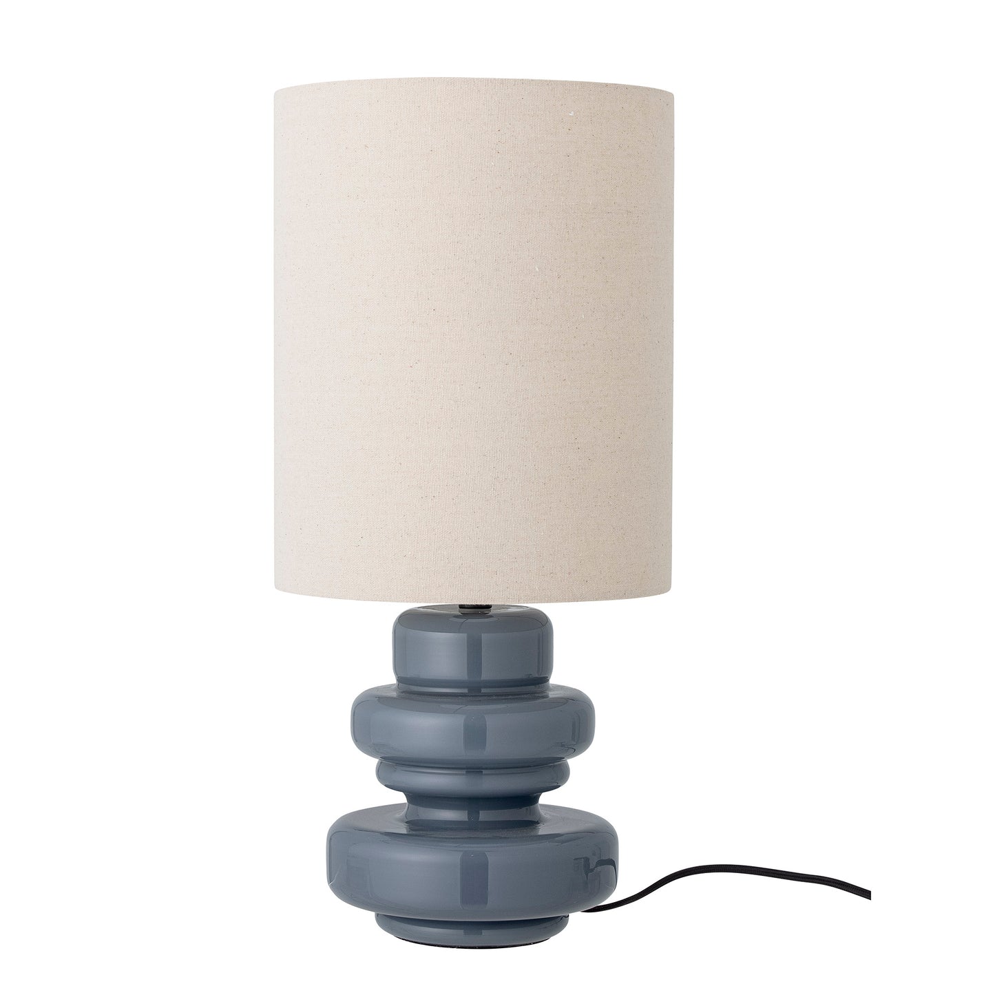 Tischlampe Fabiola, Blue, Glas