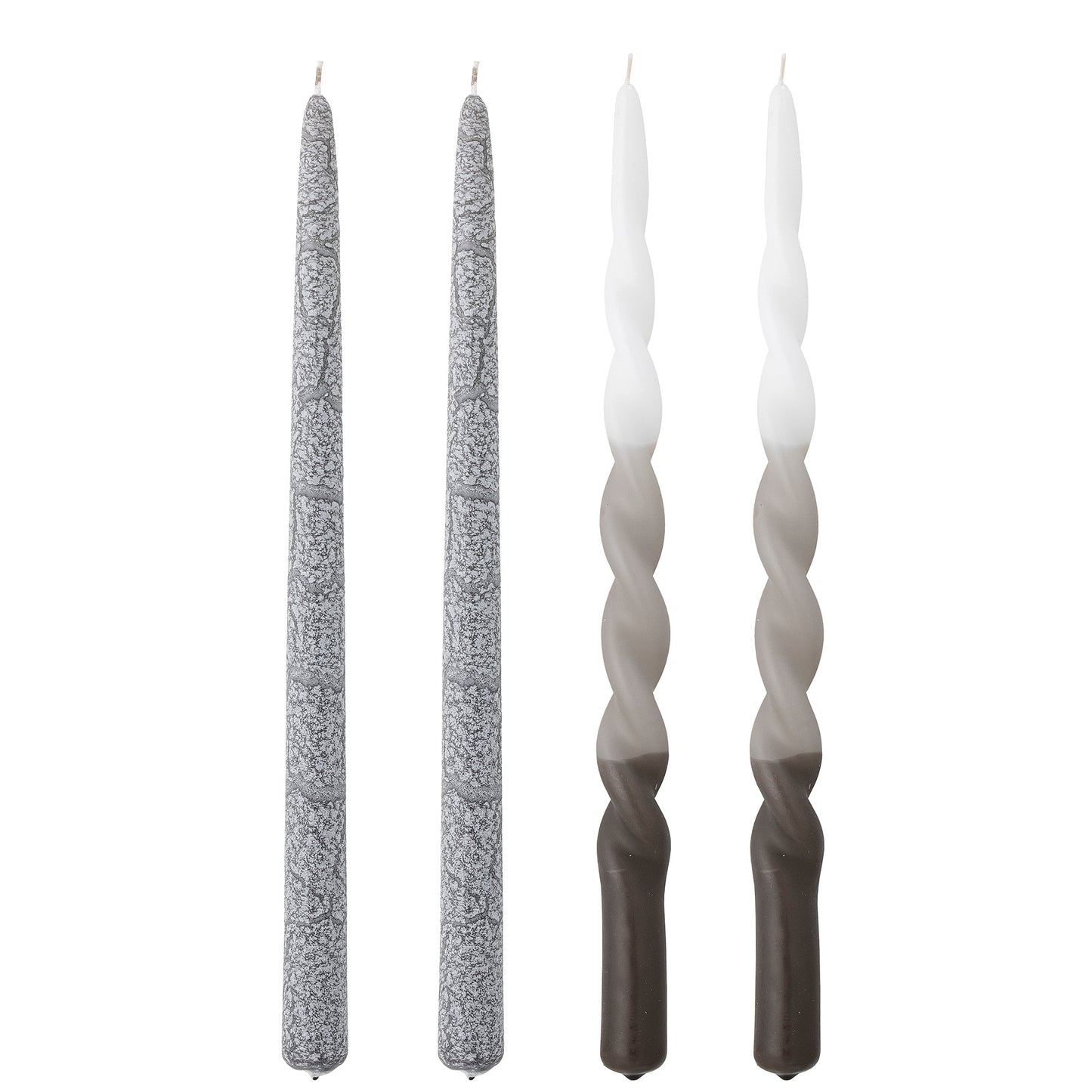 Kerze Frost, Grau, Parafin