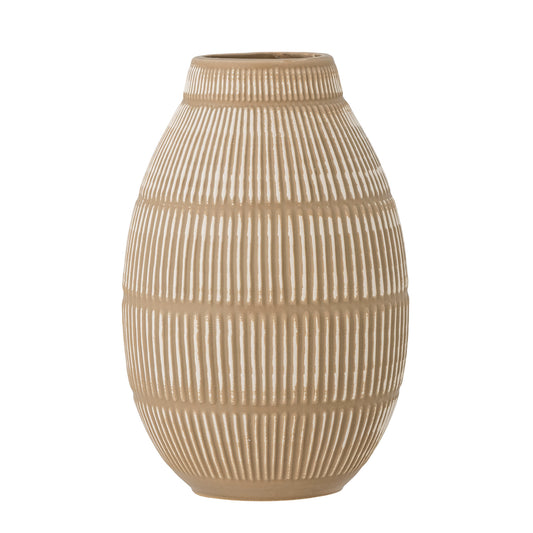 Vase Diva, Natur, Steingut