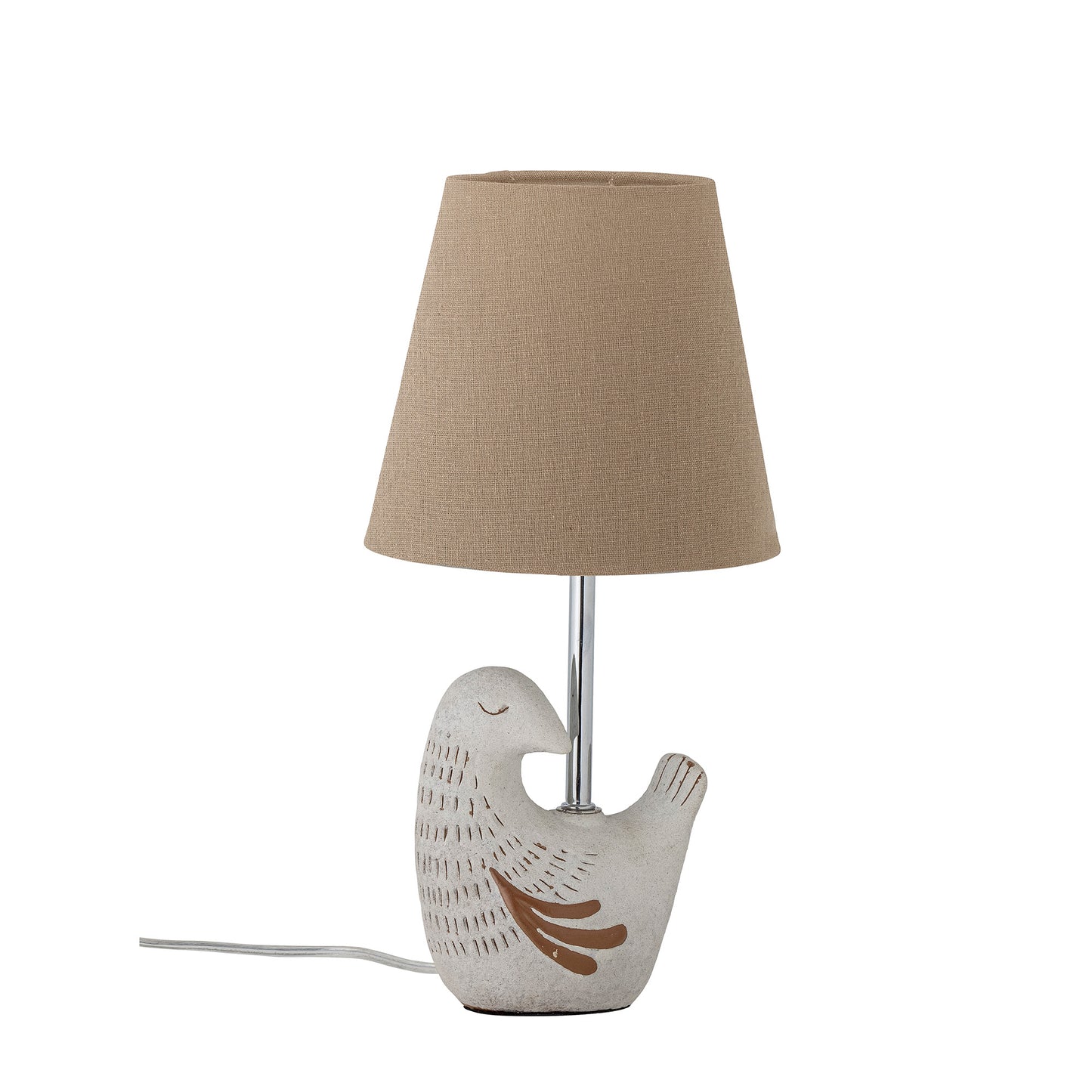 Tischlampe Kylie, Natur, Steingut