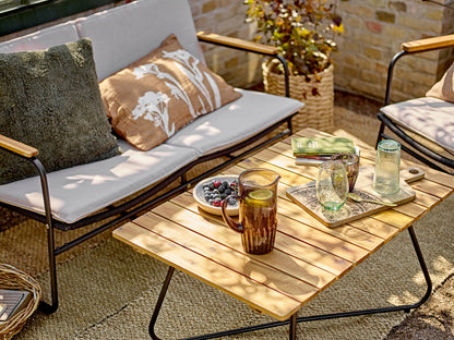 Sofa Hampton, Schwarz, Metall