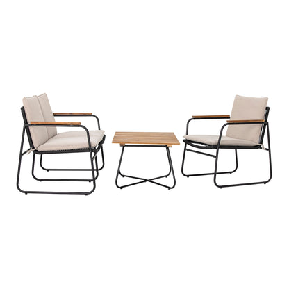 Sofa Hampton, Schwarz, Metall