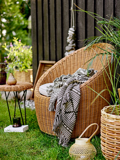 Loungesessel Roccas, Braun, Polyrattan