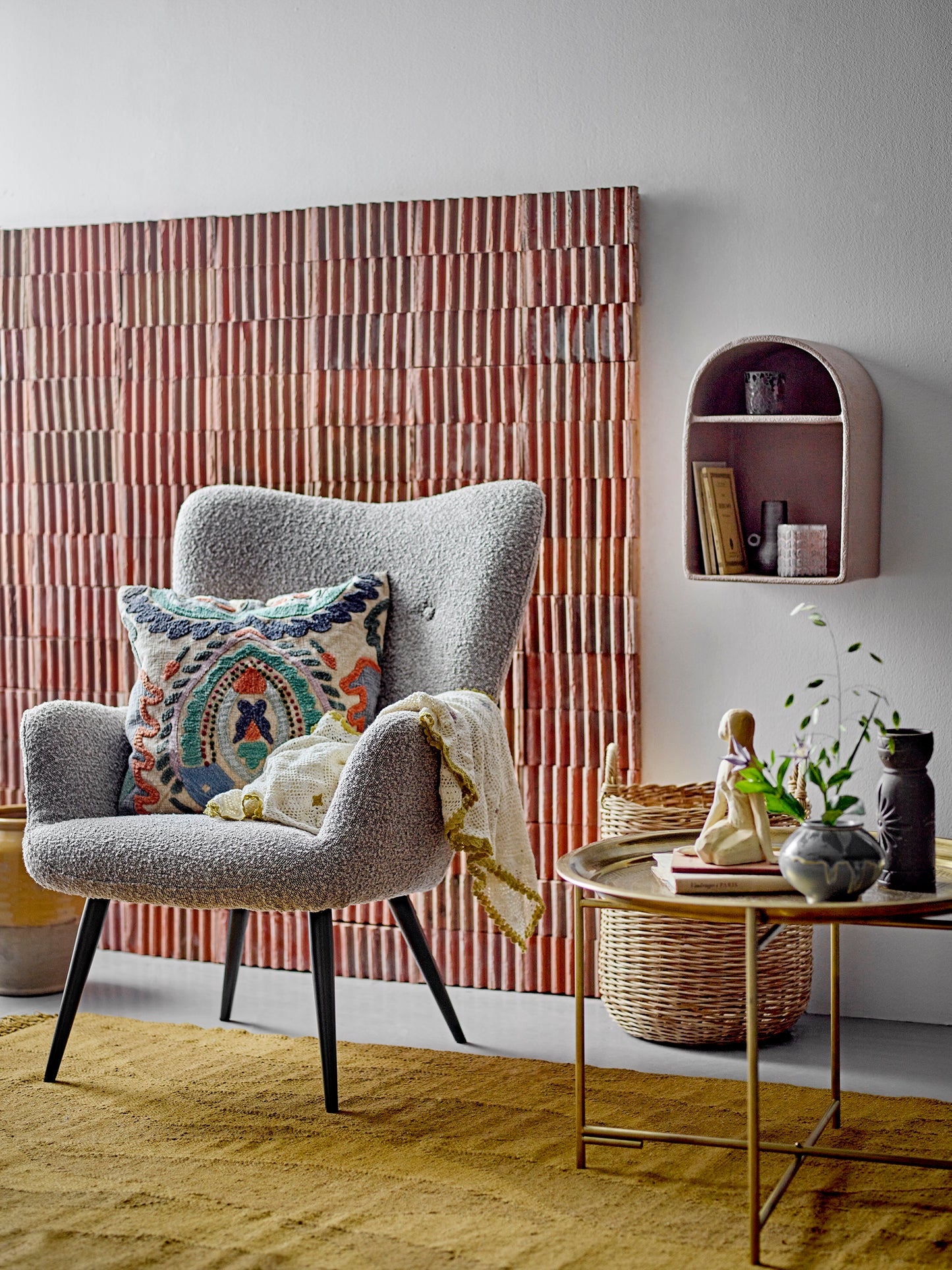 Loungesessel Perry, Natur, Polyester