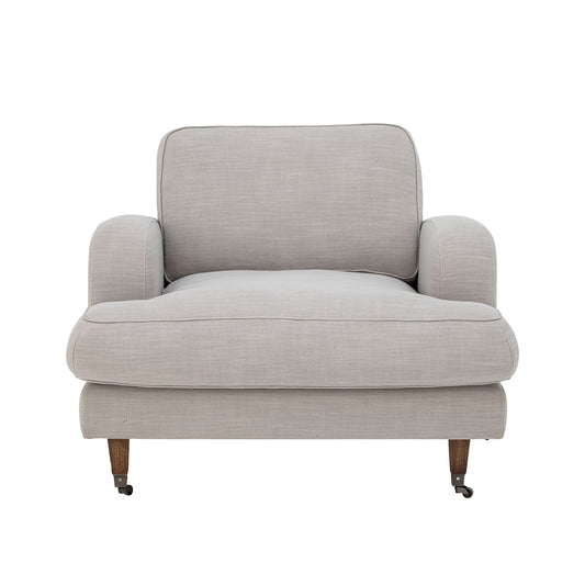Loungesessel Augusta, Natur, Polyester