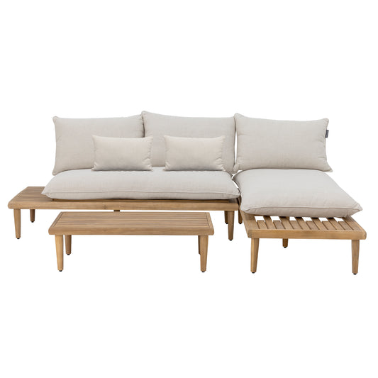 Lounge-Set Cesano, Natur, FSC®100%, Acacia