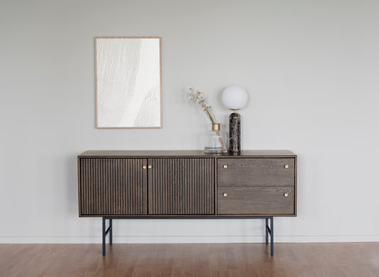 Sideboard Clearbrook, Braun/Schwarz