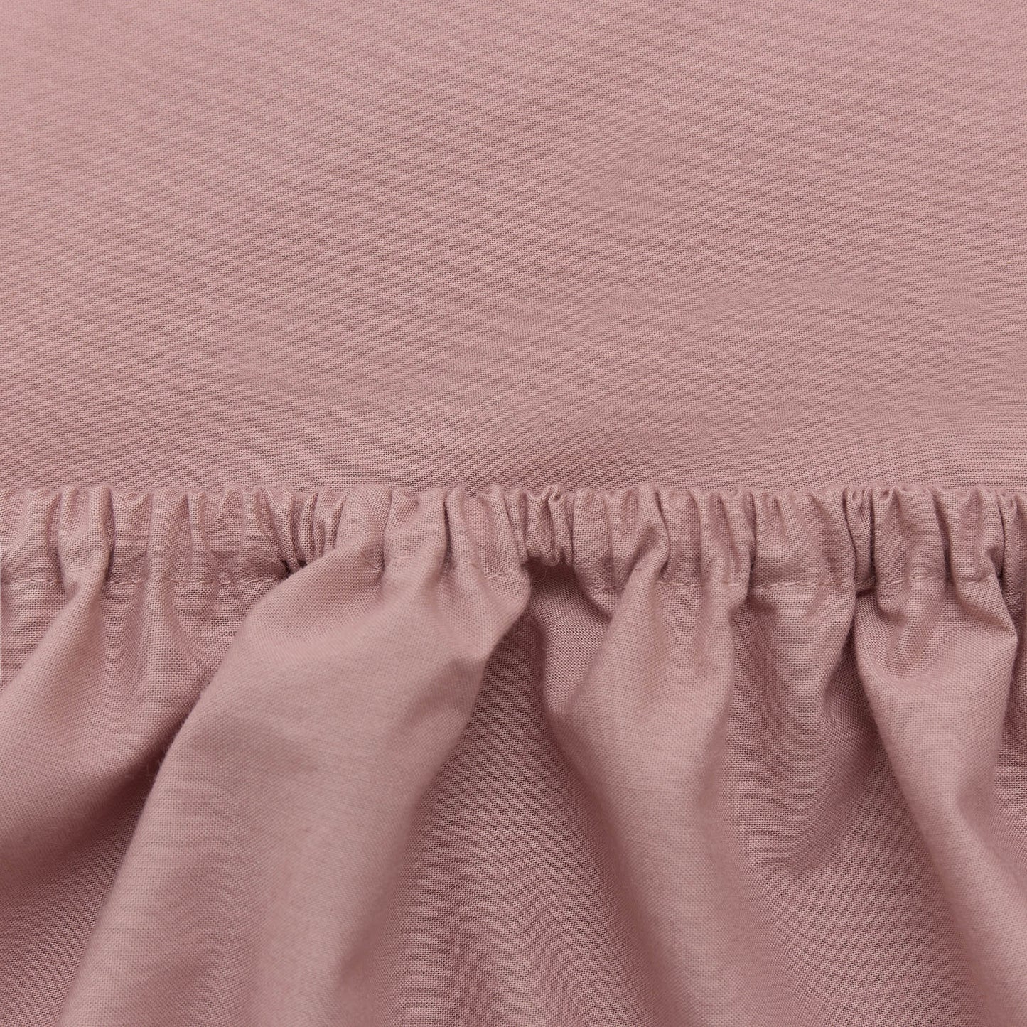 Baumwoll-Spannbettlaken Mata, Blasses Rosa
