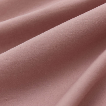Baumwoll-Spannbettlaken Mata, Blasses Rosa